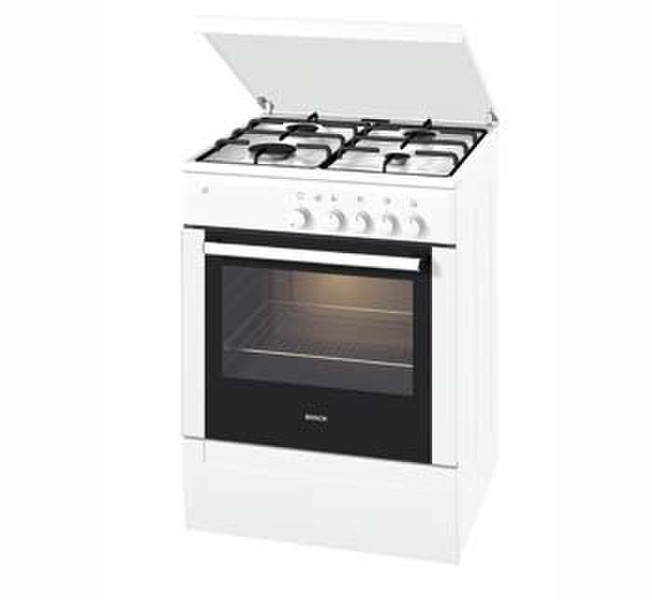 Bosch HSG223020E Freestanding Gas hob White cooker