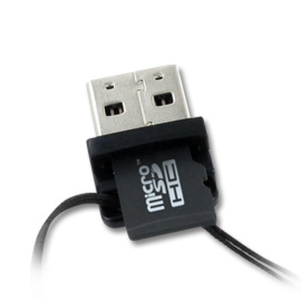 Integral microSD Card Reader Черный устройство для чтения карт флэш-памяти