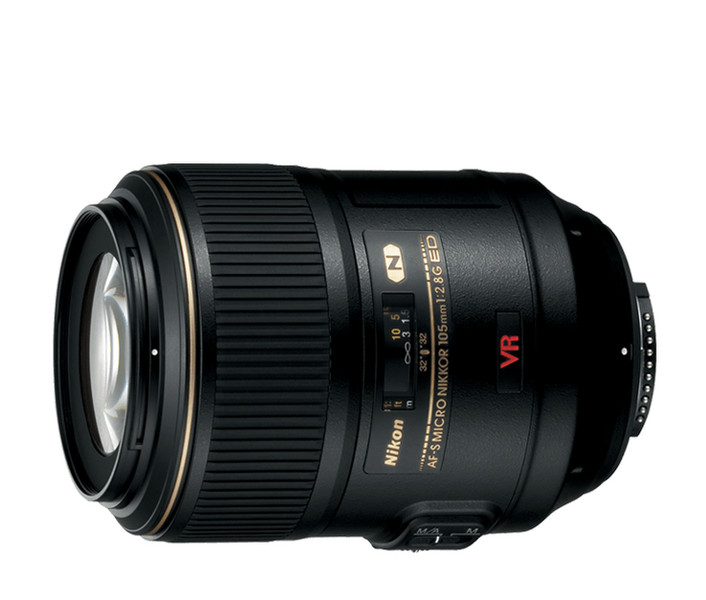 Nikon AF-S VR Micro-Nikkor 105mm f/2.8G IF-ED Macro lens Черный