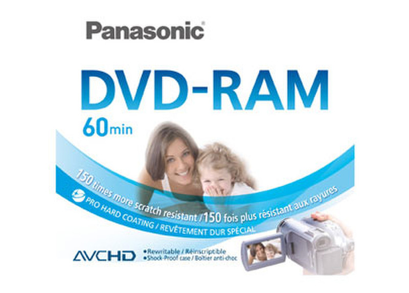 Panasonic LM-AF60E3 2.8GB DVD-RAM 3pc(s) blank DVD