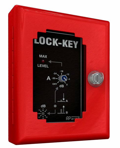 APart LOCK-KEY Черный, Красный пульт дистанционного управления