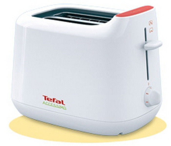Tefal LT 100 2slice(s) 900W White toaster