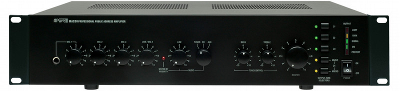 APart MA200 Black AV receiver