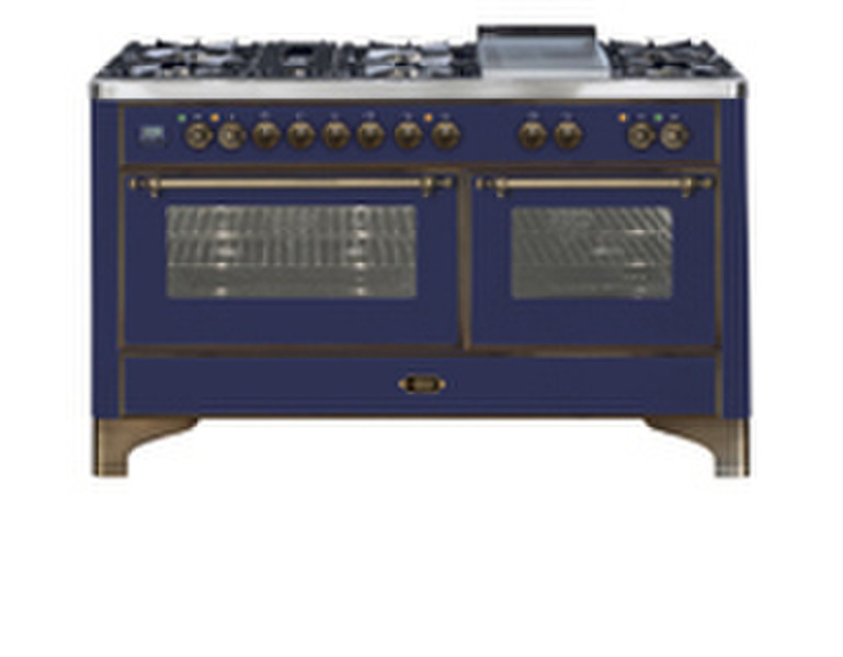 Boretti MBO-150 F BL B Отдельностоящий Combi hob кухонная плита