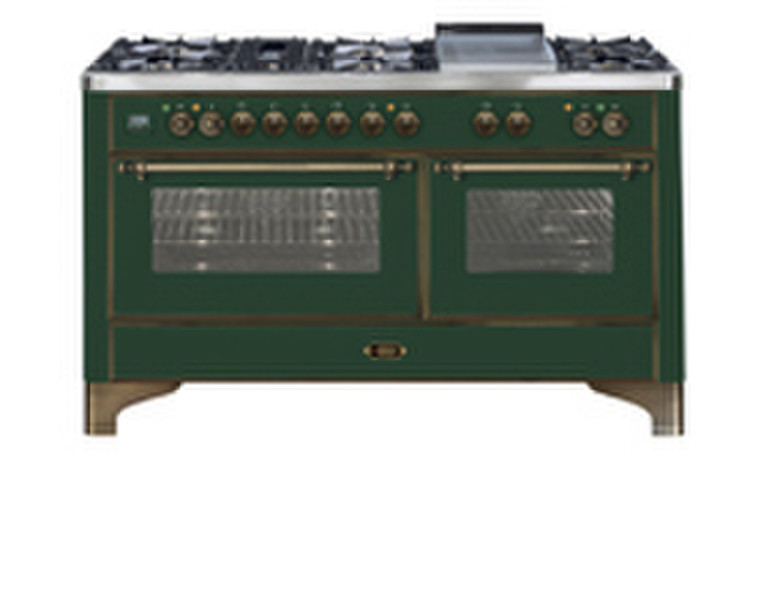 Boretti MBO-150 F GR G/B Отдельностоящий Combi hob