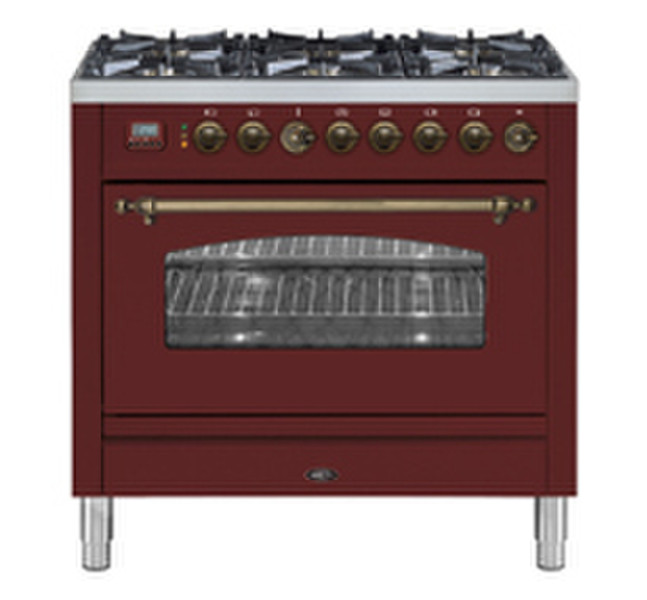 Boretti MBO-96 RB B Отдельностоящий Gas hob кухонная плита