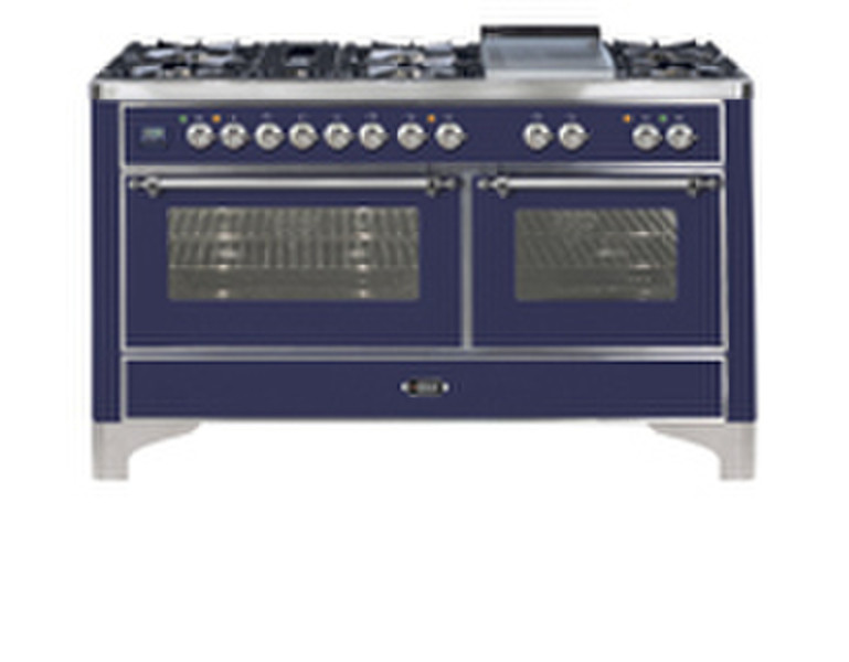 Boretti MBR-150 F BL Freestanding Combi hob cooker