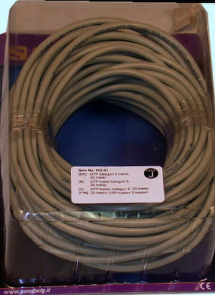 Sandberg Kit: UTP Cable, Cat 5e, 100 m