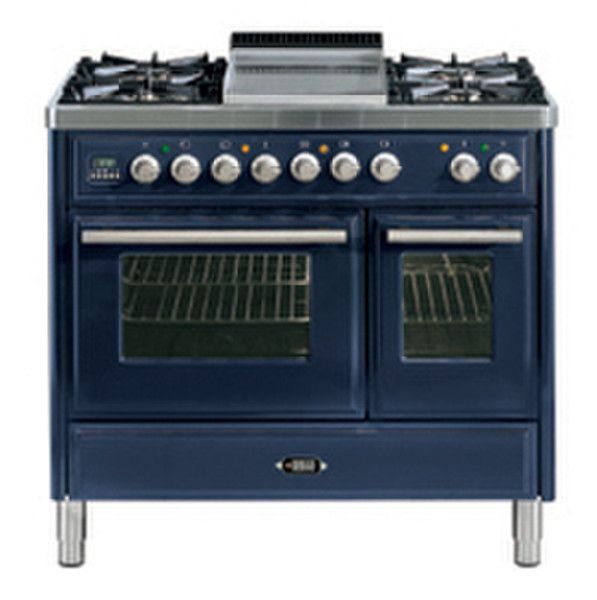 Boretti MTBR-104 F BL B Freistehend Combi hob Küchenherd