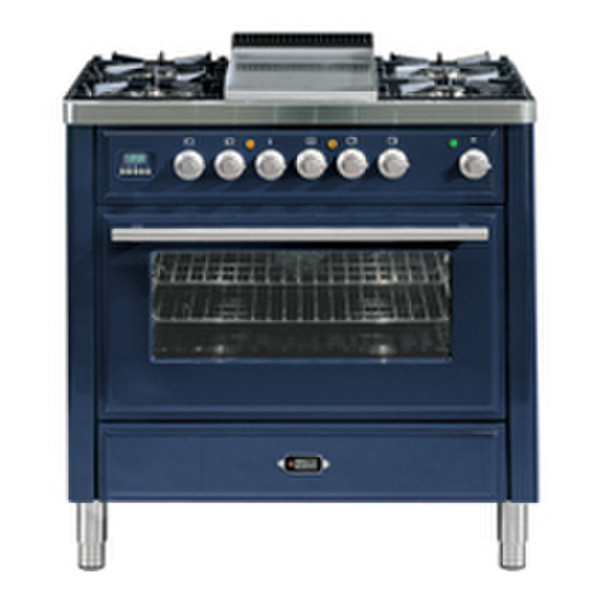 Boretti MTBR-90 F BL Freestanding Combi hob cooker