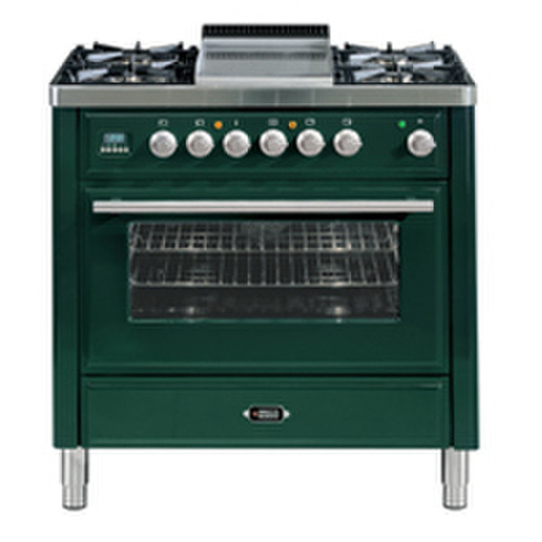 Boretti MTBR-90 F GR Отдельностоящий Combi hob кухонная плита