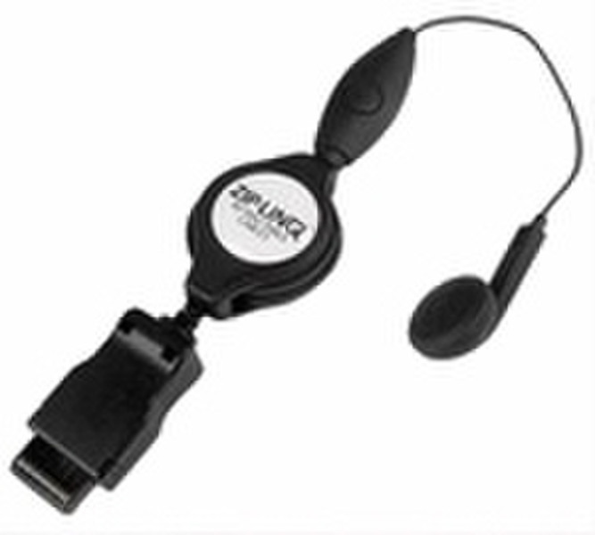 ZipLinq Hands-Free Headset for Siemens (Version 1) w/ Plug Monaural Wired Black mobile headset