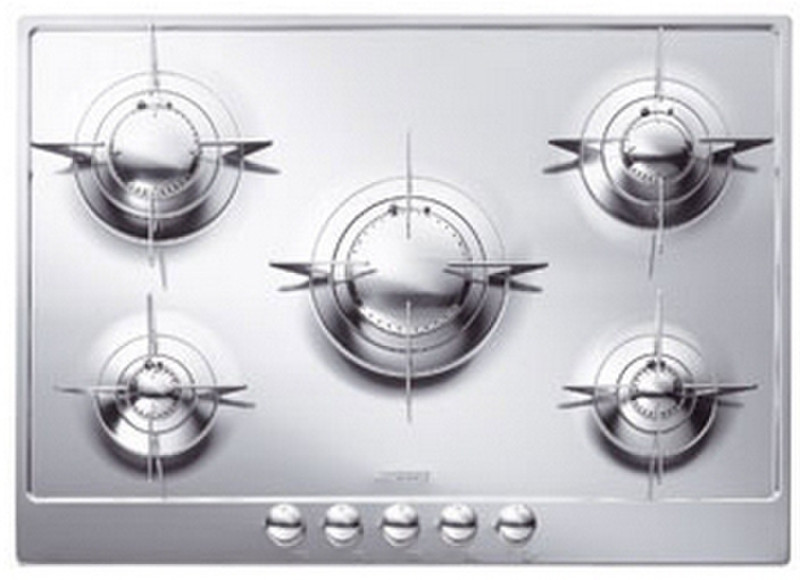 Smeg P75BE built-in Gas hob Stainless steel hob