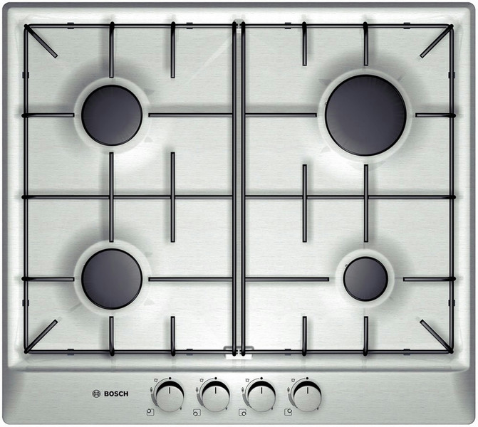 Bosch PCD655CEU Встроенный Gas hob Нержавеющая сталь плита