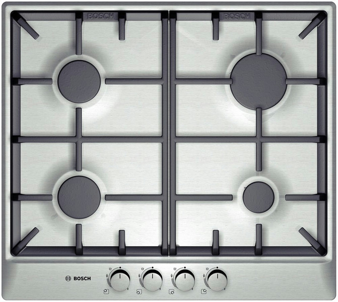 Bosch PCD655FEU Встроенный Gas hob Нержавеющая сталь плита