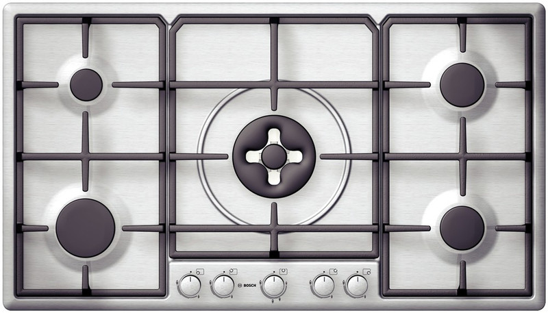 Bosch PCL985FEU Встроенный Gas hob Нержавеющая сталь плита