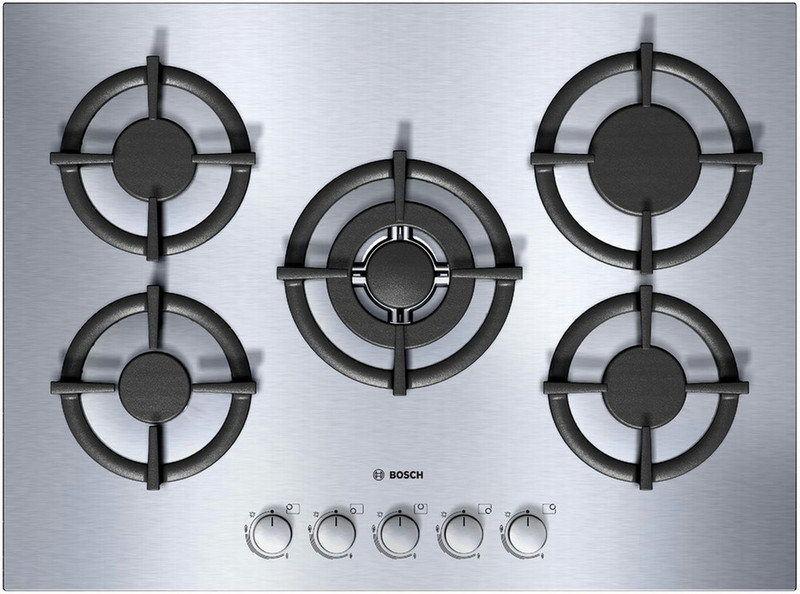 Bosch PCP795HEU Встроенный Gas hob Нержавеющая сталь плита