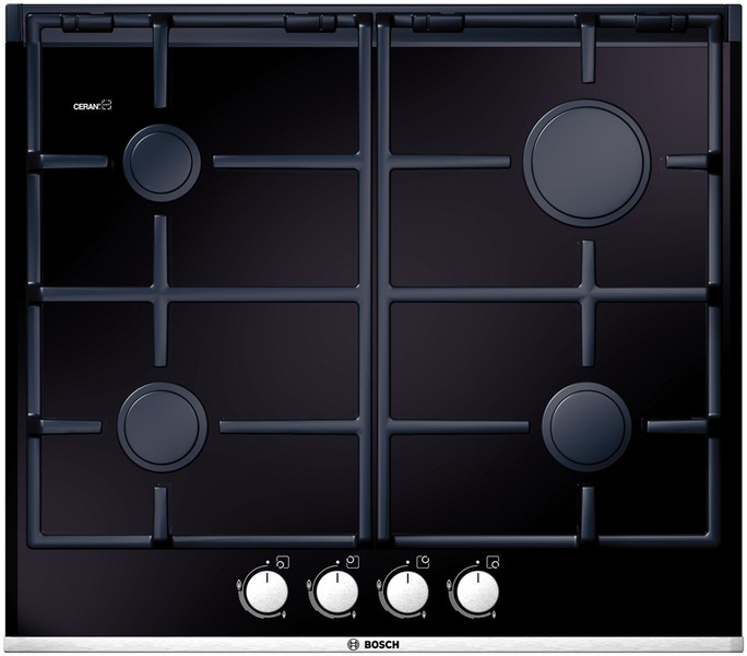 Bosch PGE675K01E Встроенный Gas hob Черный плита