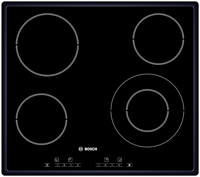 Bosch PKF646E01E Встроенный Электрический Черный плита