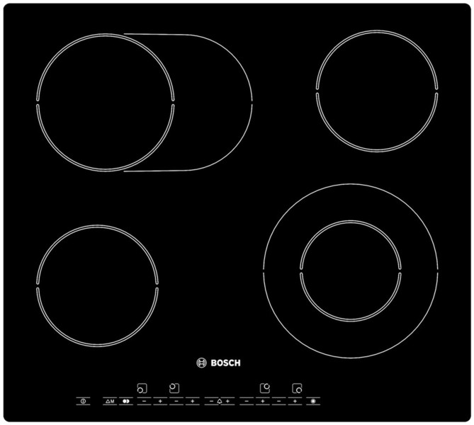 Bosch PKN601T01 built-in Electric Black hob