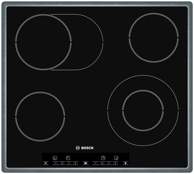 Bosch PKN645E01 built-in Electric Black hob