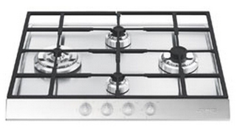 Smeg PTS605BE3 built-in Gas hob Stainless steel hob