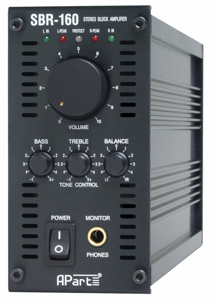 APart SBR160 Black AV receiver
