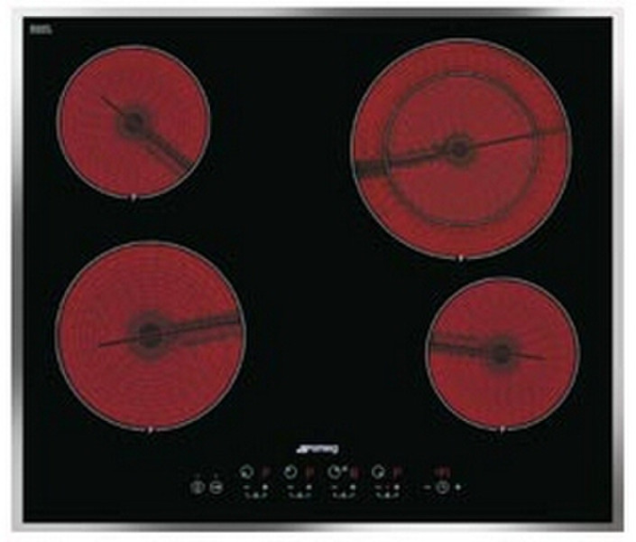 Smeg SE2641CX2 Встроенный Ceramic hob плита