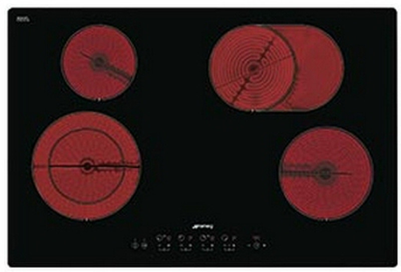 Smeg SE2772TD2 built-in Ceramic Black hob