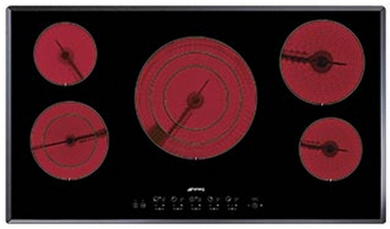 Smeg SE2951TC2 Встроенный Ceramic hob Черный плита