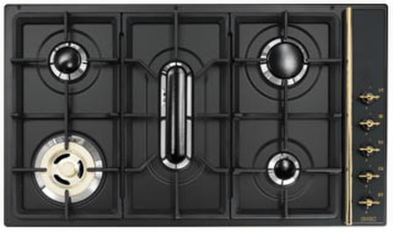 Smeg SR809AGB3 Встроенный Gas hob Cеребряный плита