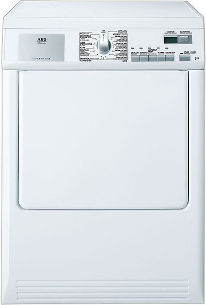 AEG T37850 Freistehend Frontlader 7kg C Weiß Wäschetrockner