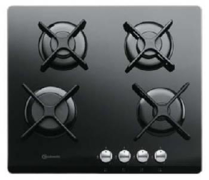 Bauknecht TGV 5461 SW Встроенный Gas hob Черный плита