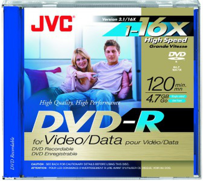 JVC VD-R47GEJ 4.7GB DVD-R DVD-Rohling