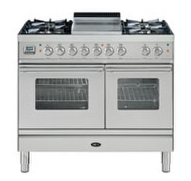 Boretti VFP-104 IX B Freestanding Combi hob Stainless steel cooker