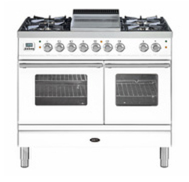 Boretti VFP-104 WT B Freistehend Combi hob Weiß Küchenherd