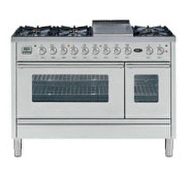 Boretti VFP-120 IX Freistehend Combi hob Edelstahl Küchenherd