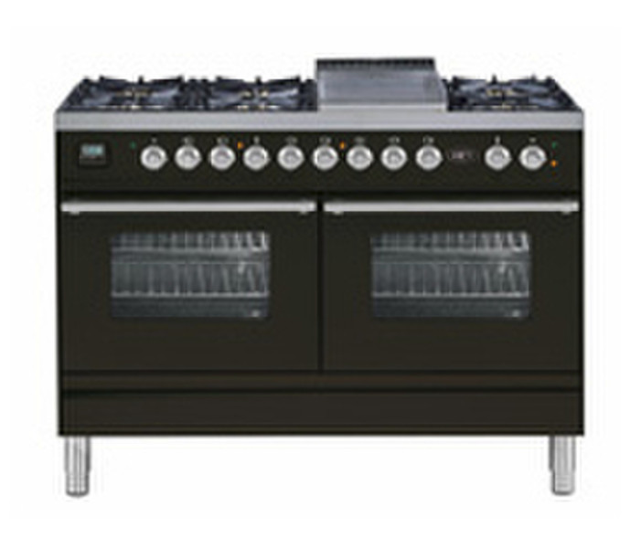 Boretti VFP-1202 AN G Freistehend Combi hob Dunkelgrau Küchenherd