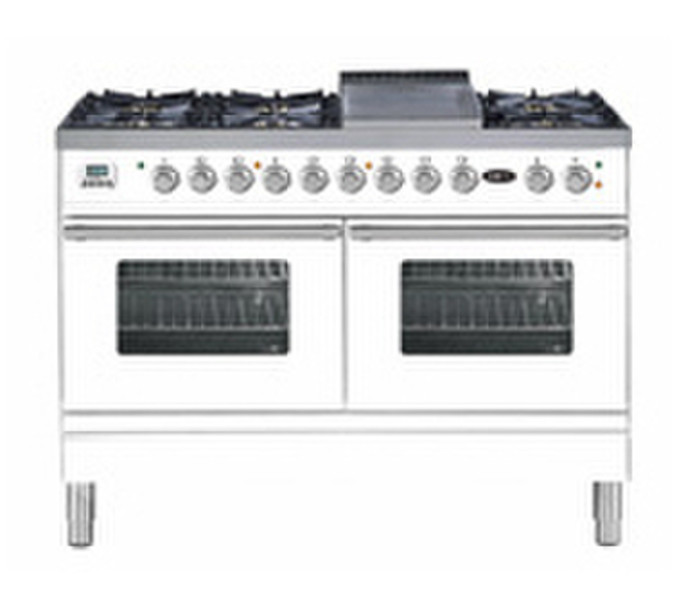 Boretti VFP-1202 WT Freestanding Combi hob White cooker