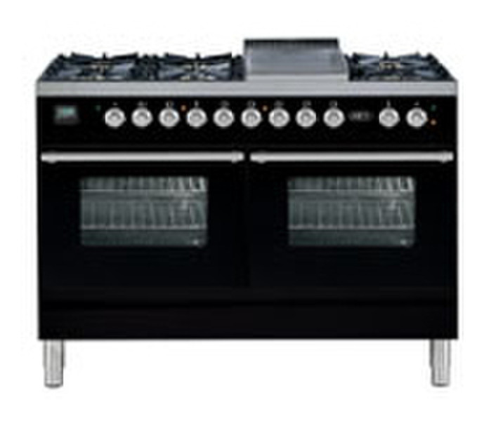 Boretti VFP-1202 ZW B Freistehend Combi hob Schwarz Küchenherd