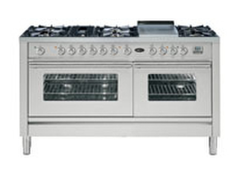 Boretti VFP-150 IX Freistehend Combi hob Edelstahl Küchenherd