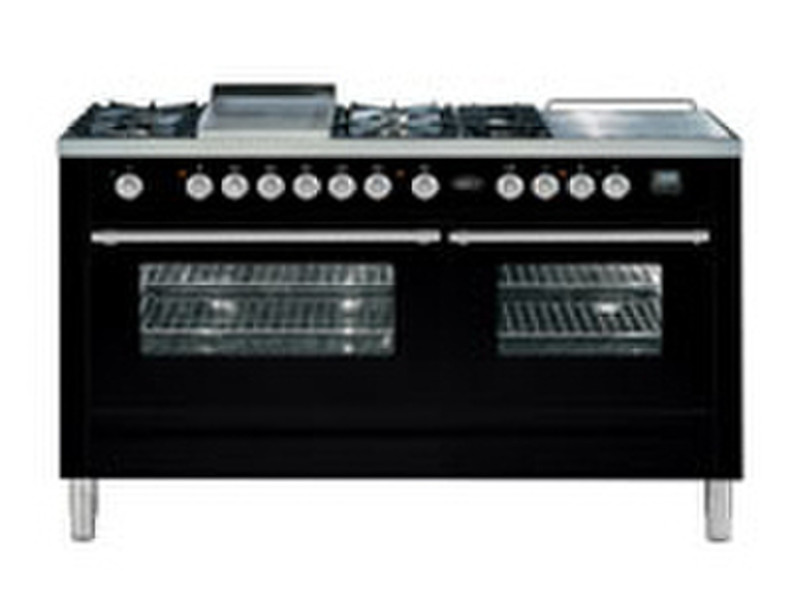 Boretti VFP-150 S ZW Отдельностоящий Combi hob Черный кухонная плита