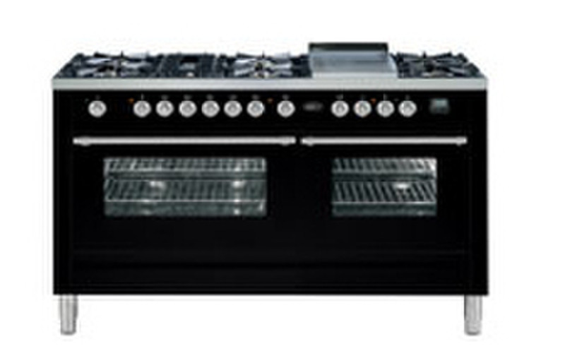 Boretti VFP-150 ZW Отдельностоящий Combi hob Черный кухонная плита