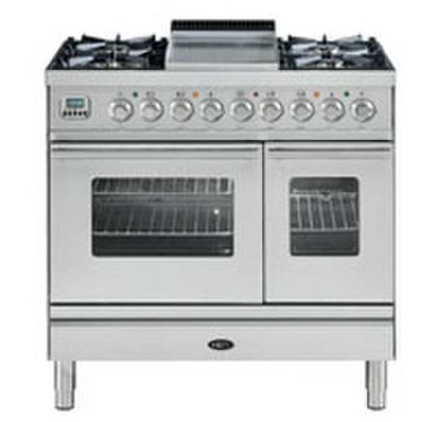 Boretti VFP-94 IX Freistehend Combi hob Edelstahl Küchenherd