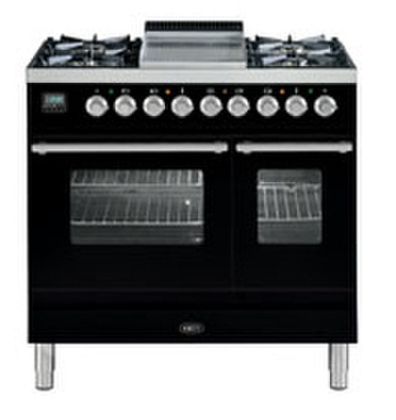 Boretti VFP-94 ZW Freistehend Combi hob Schwarz Küchenherd