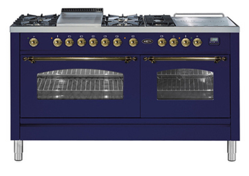 Boretti VFPN-150 S BL B Отдельностоящий Combi hob кухонная плита