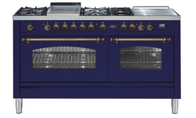 Boretti VFPNO-150 S BL Freistehend Combi hob Küchenherd