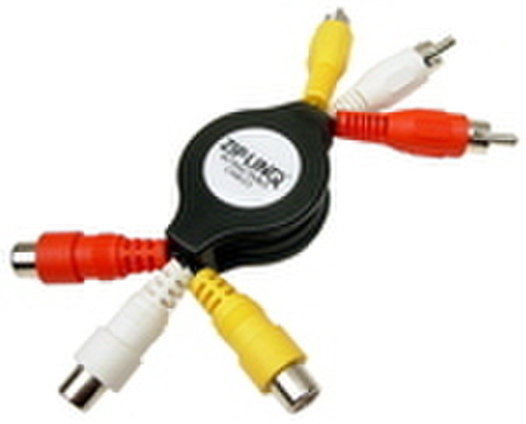 ZipLinq Stereo RCA & Video, M-F Extension 1.2м аудио кабель