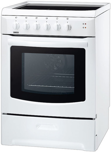 Zanussi ZCC6601W Freestanding Ceramic White cooker