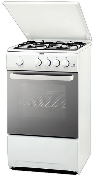 Zanussi ZCG554GW Freestanding Gas hob White cooker